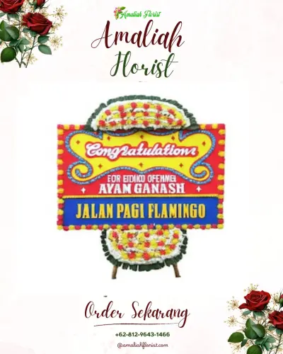 Bunga Papan Congratulation di Bangil Pasuruan
